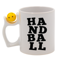Kubek z piłką i czarnym napisem "HANDBALL" #6