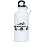 Butelka biała 400 ml z nadrukiem „Mountains are calling” - góry #8