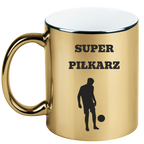 Kubek biały z nadrukiem "Super Piłkarz" – piłka nożna #7