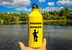 Bidon żółty 600 ml z napisem "Piłka Idealny" –  dla dziecka, piłka nożna #4