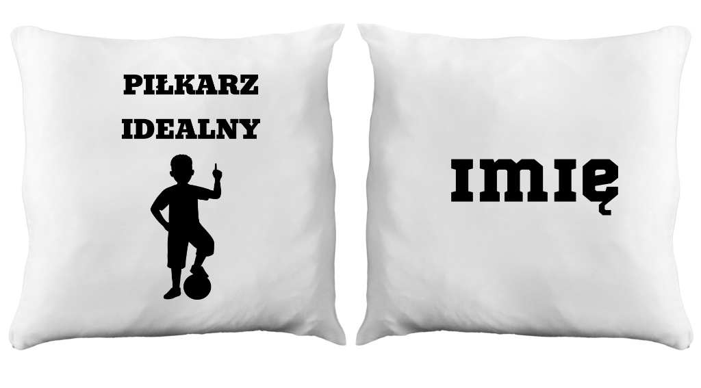 Poduszka z nadrukiem "Piłkarz Idealny" – piłka nożna #9