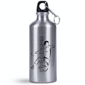 Butelka srebrna 500 ml – piłka ręczna, napis "HANDBALL" #1