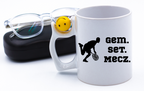 Kubek z piłką 330 ml z napisem "GEM SET MECZ" – męski #9