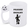 Kubek z piłką i nadrukiem "Piłkarz Idealny" – piłka nożna #9