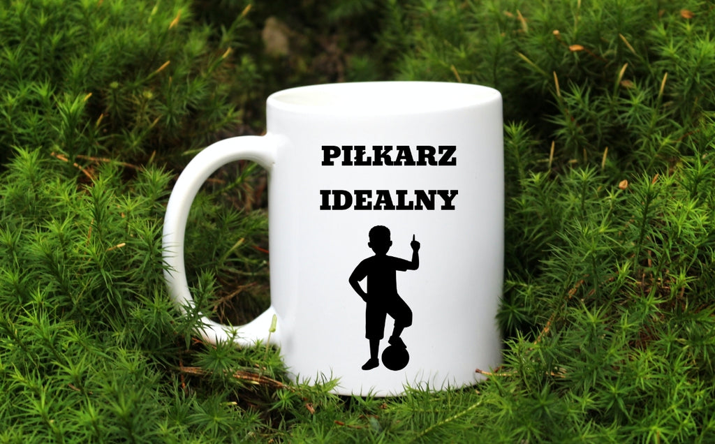 Kubek biały z nadrukiem "Piłkarz Idealny" - piłka nożna #9