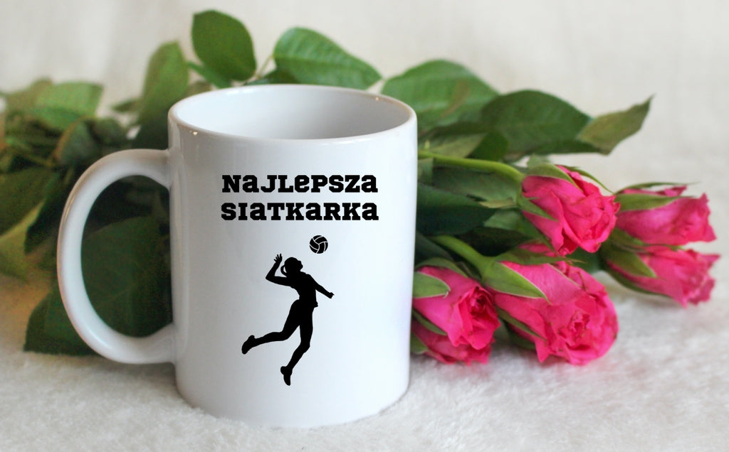 Kubek biały z nadrukiem "Najlepsza Siatkarka" #6
