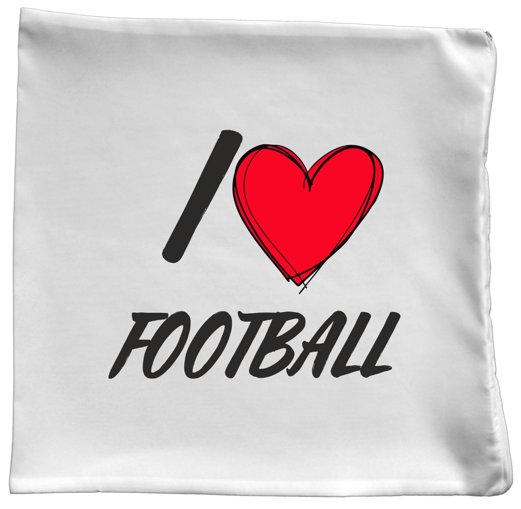 Poduszka z nadrukiem "I LOVE FOOTBALL" – piłka nożna #4