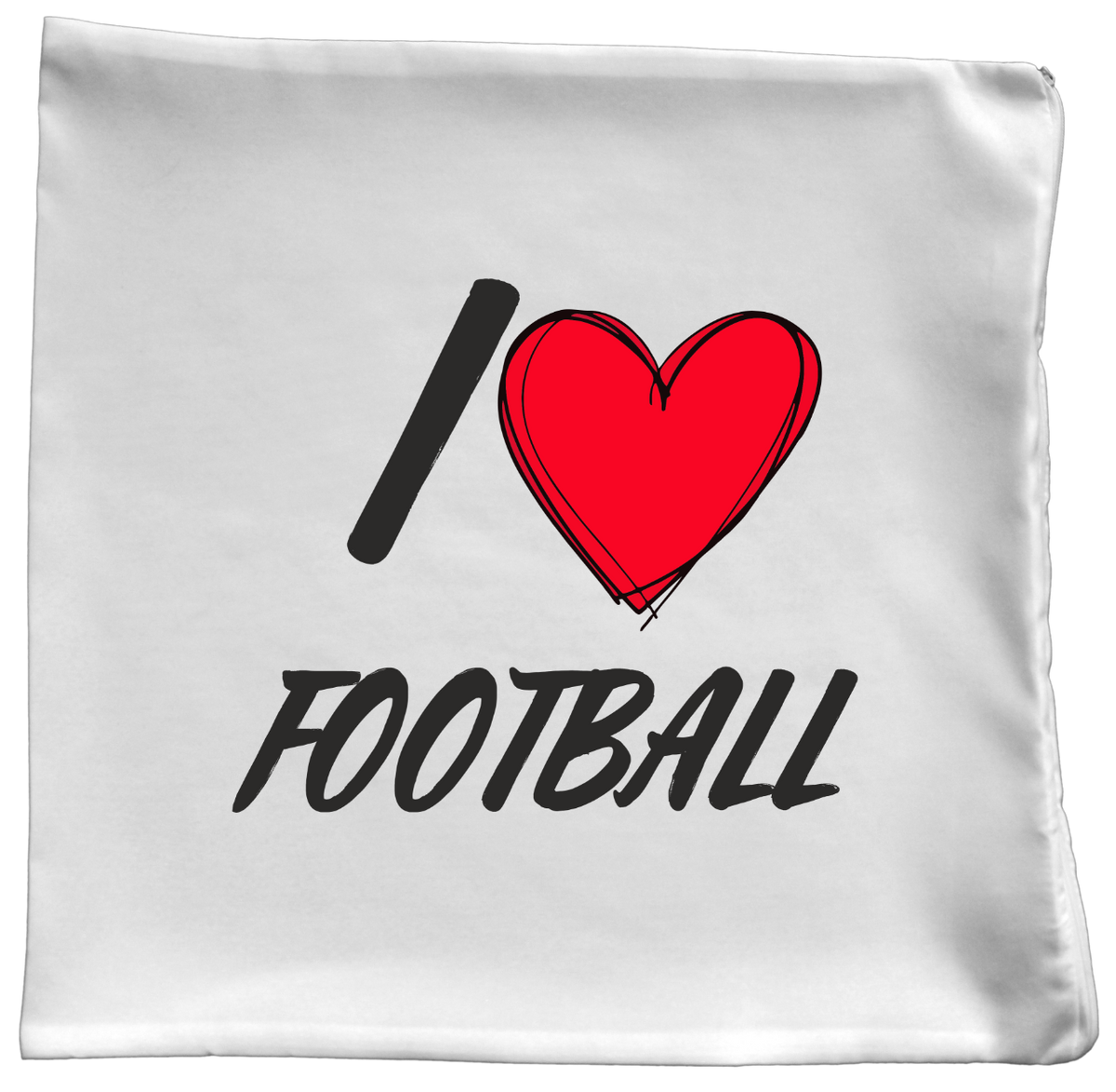 Poduszka z nadrukiem "I LOVE FOOTBALL" – piłka nożna #4