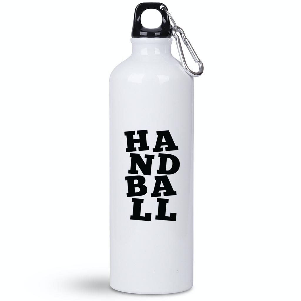 Butelka biała 800 ml z czarnym napisem "HANDBALL" #5