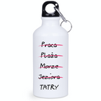 Butelka biała 400 ml z nadrukiem „Tatrzańska wyliczanka” - Zakopane, Podhale, góry #6