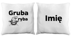Poduszka z nadrukiem "Gruba ryba" - wędkarstwo #11