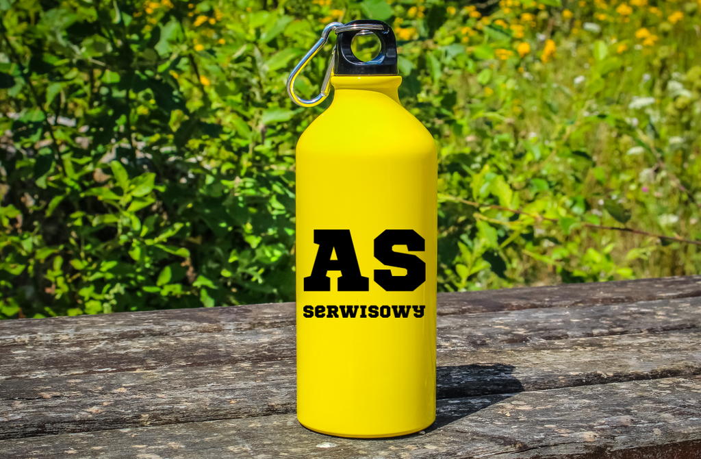 Butelka żółta 600 ml z napisem "AS SERWISOWY" #3