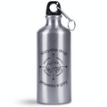 Bidon srebrny 500 ml z grafiką „Wszystkie drogi prowadzą w góry” – trekking #11