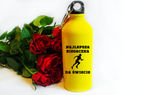 Butelka żółta 600 ml z nadrukiem "Najlepsza Biegaczka na Świecie" – bieganie #2