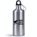Butelka srebrna 500 ml z napisem "Gem Set Mecz" – męska #5