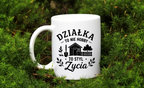 Kubek biały z nadrukiem „Działka to nie hobby, to styl życia” – ogród, działka #8