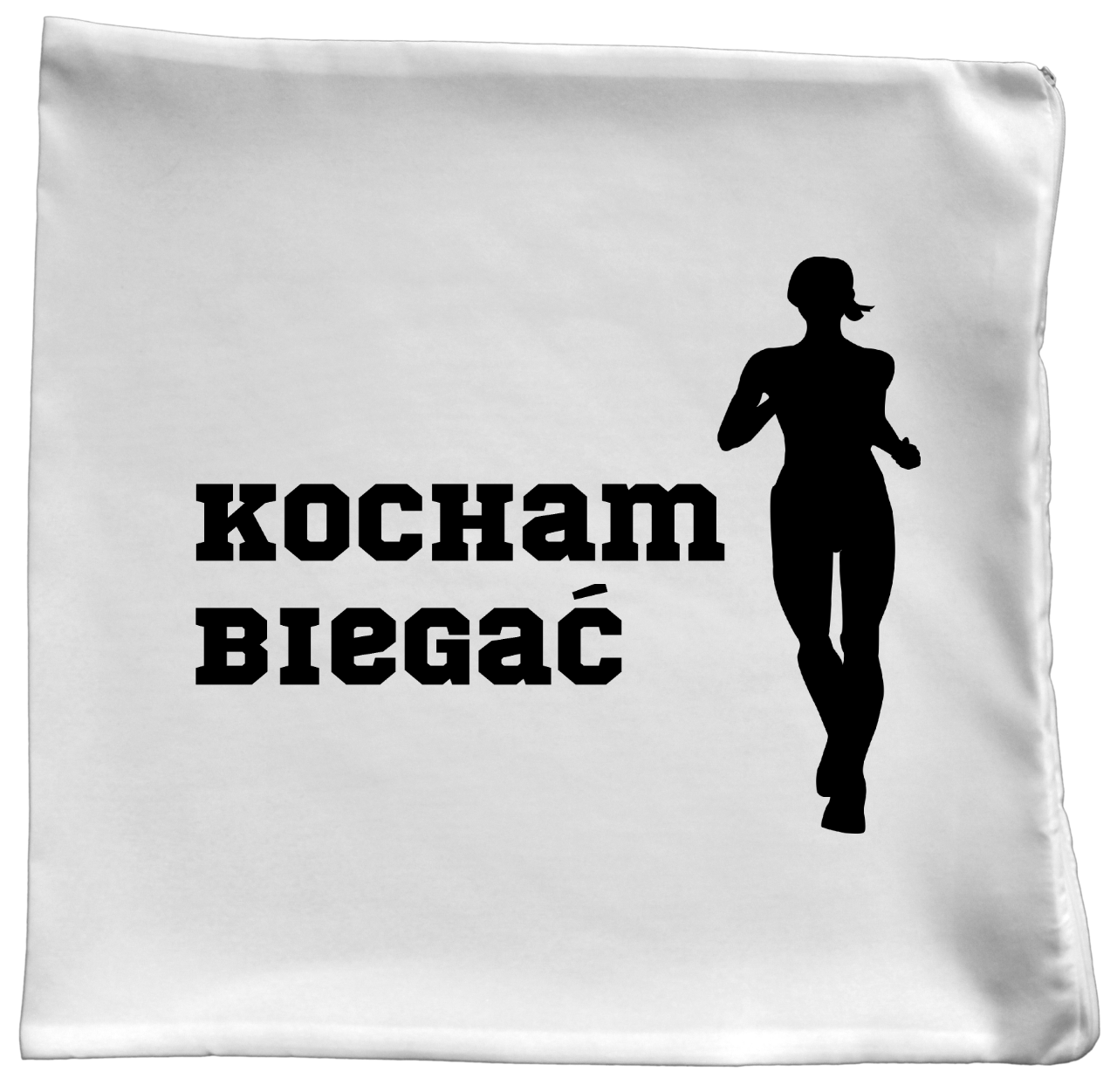 Poduszka dla biegaczki – z nadrukiem "Kocham Biegać" – bieganie #4