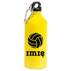 Bidon żółty 600 ml z grafiką piłki i imieniem do wyboru #4