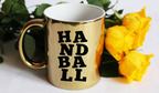 Kubek złoty z napisem "HANDBALL" #3
