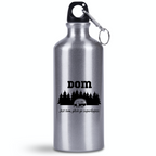 Bidon srebrny 500 ml z nadrukiem „Dom jest tam, gdzie go zaparkujesz” – podróż, camping #5