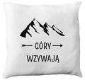 Poduszka z nadrukiem "Góry wzywają" - trekking #5