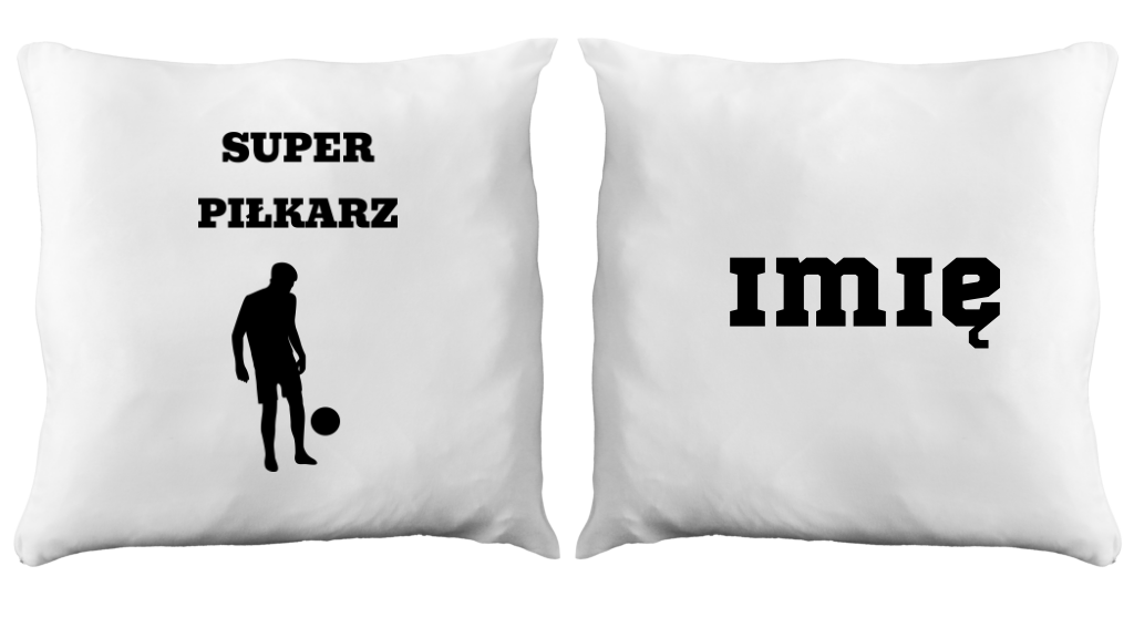 Poduszka z nadrukiem "Super Piłkarz" – piłka nożna #10