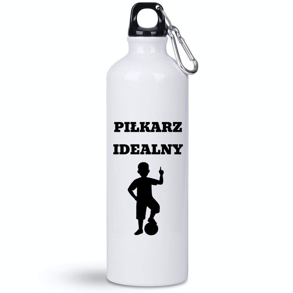 Butelka biała 800 ml z nadrukiem "Piłkarz Idealny" – piłka nożna #6