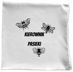Poduszka dla pszczelarza z nadrukiem "Kierownik pasieki" - pszczelarstwo #2
