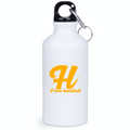 Butelka białka 400 ml z żółtym napisem: "I love handball" i literką H #6