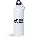 Bidon biały 800 ml z napisem "Gem Set Mecz" – męski #8