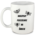 Kubek biały dla pszczelarza "Najlepszy pszczelarz na świecie" #1