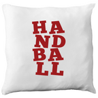Poduszka dla kibica piłki ręcznej z czerwonym napisem "HANDBALL" #5
