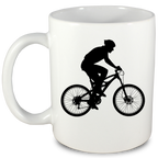 Kubek biały z grafiką roweru i imieniem do wyboru – dla rowerzysty #9