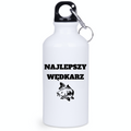 Bidon biały 400 ml z nadrukiem "Najlepszy Wędkarz" - wędkarstwo #6
