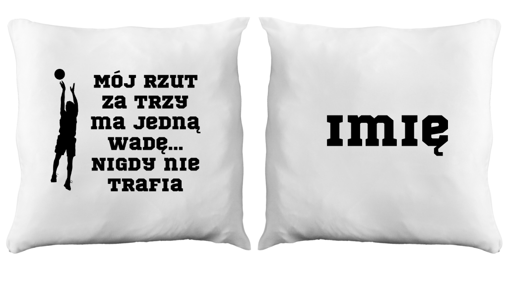 Poduszka z nadrukiem dla koszykarza #6