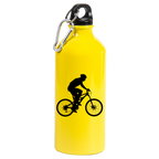 Bidon żółty 600 ml z grafiką roweru oraz dowolnym imieniem - dla rowerzysty #5