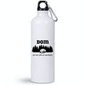 Butelka biała 800 ml z nadrukiem „Dom jest tam, gdzie go zaparkujesz” – podróże, przygoda, camper #7
