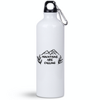 Butelka biała 800 ml z grafiką „Mountains are calling” – góry #8