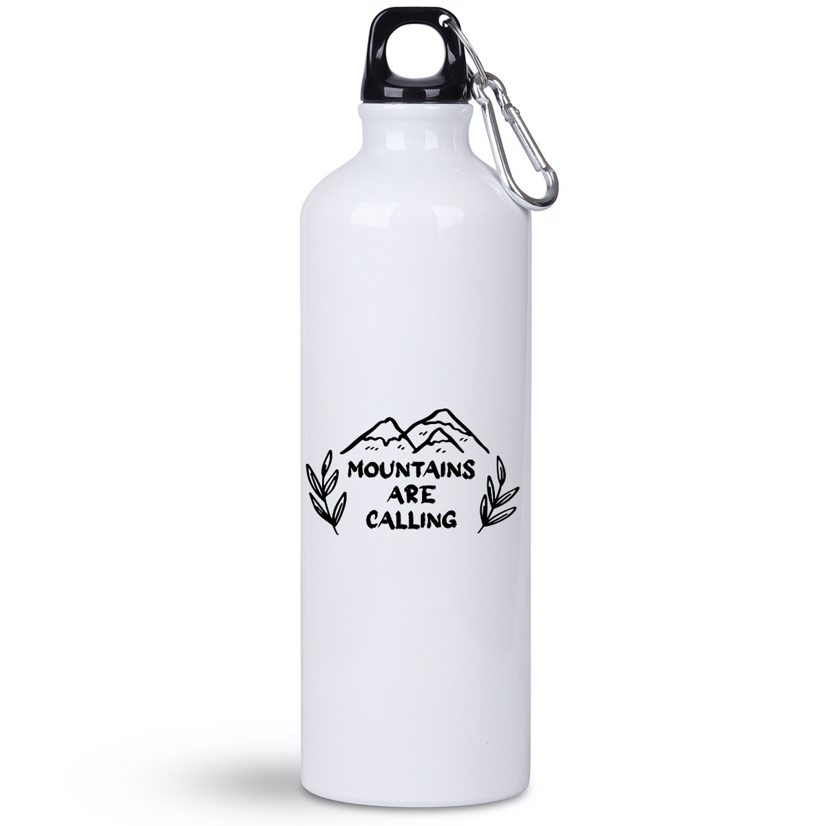 Butelka biała 800 ml z grafiką „Mountains are calling” – góry #8