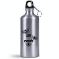 Butelka srebrna 500 ml z nadrukiem „Szef pszczół” – pszczelarstwo #3