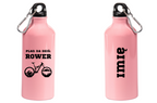 Butelka różowa 600 ml z nadrukiem "Plan na dziś: ROWER" - rower #9