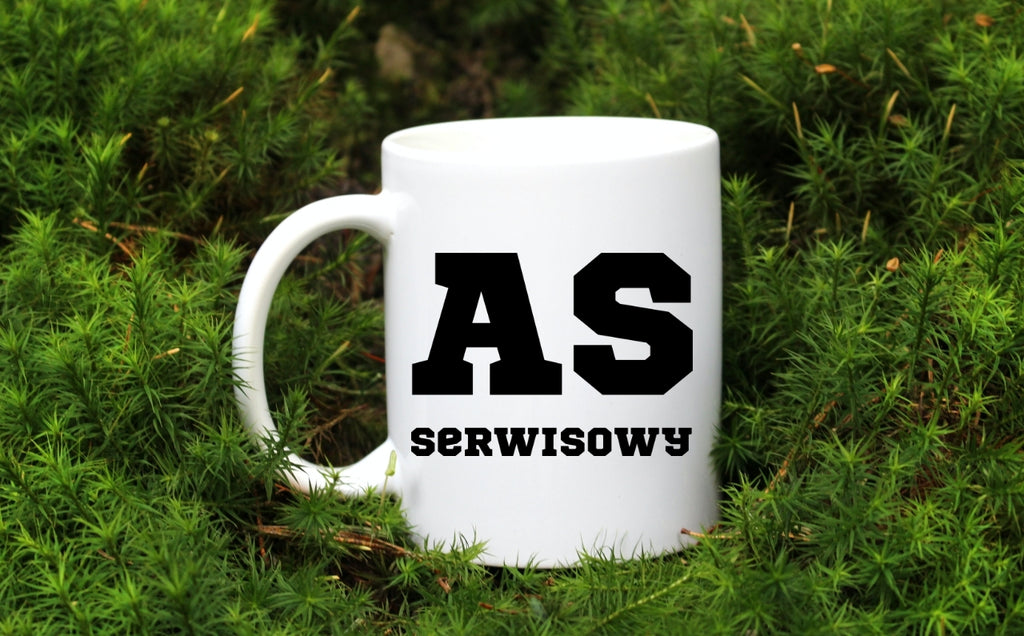 Kubek biały 330 ml z napisem "AS SERWISOWY" #7