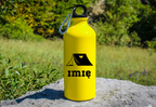 Butelka żółta 600 ml z grafiką namiotu i imieniem do wyboru – camping, namiot, podróże #5