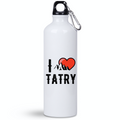 Butelka biała 800 ml z grafiką „I Love Tatry” – Zakopane, Podhale, góry #9