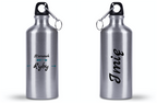 Butelka srebrna 500 ml z nadrukiem "Kierunek Ryby" – wędkarstwo #3