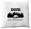 Poduszka z nadrukiem „Dom jest tam, gdzie go zaparkujesz” – camper, camping #6