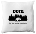 Poduszka z nadrukiem „Dom jest tam, gdzie go zaparkujesz” – camper, camping #6