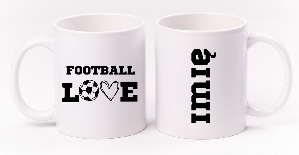 Kubek biały z nadrukiem "Football Love" – piłka nożna #8