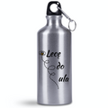 Butelka srebrna 500 ml z nadrukiem „Lecę do ula” – pszczelarstwo #7