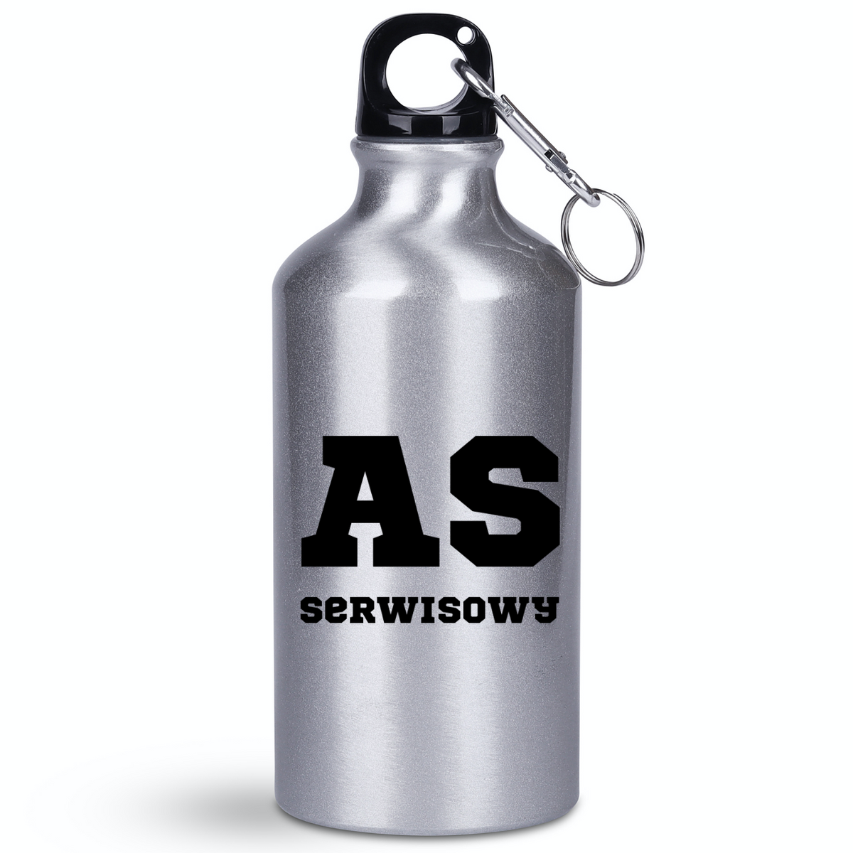 Butelka srebrna 400 ml z napisem "AS SERWISOWY" #4